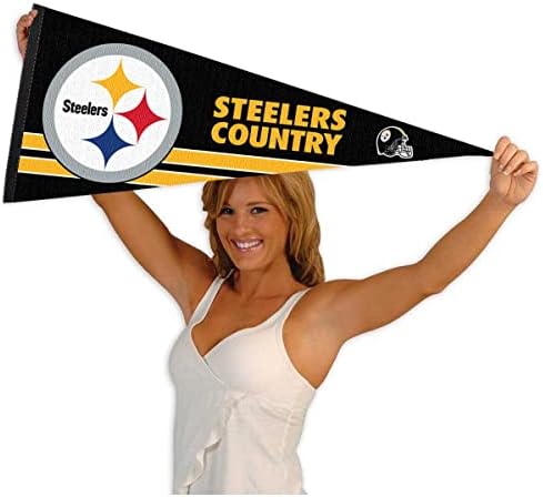 Pittsburgh Steelers Country Pennant Banner Flag