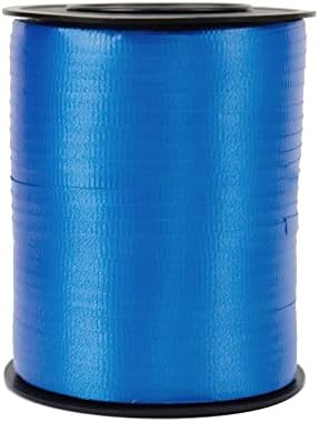 Giftexpress 500 jardas de fita de curling azul para fita de balão, barbante de balão, suprimentos de embrulho de presentes,