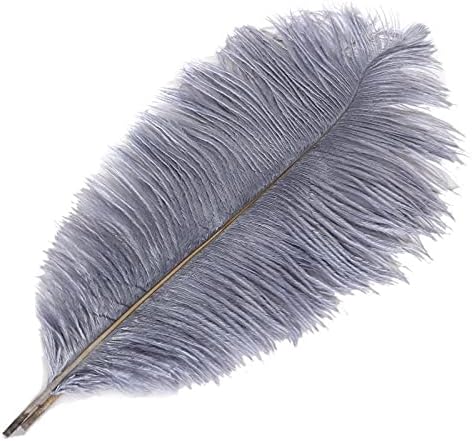 Ttndstore 50pcs/lotes cinza penas de aves para artesanato 15-70 cm Plumes de penas de penas de casamentos Plumes Plumas Carnival