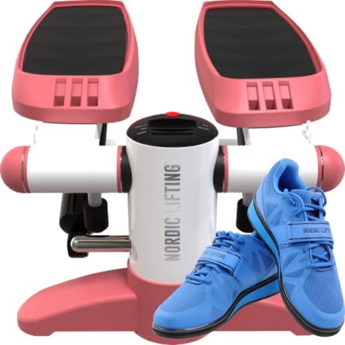 Mini Stepper - pacote rosa com sapatos megin tamanho 8.5 - azul