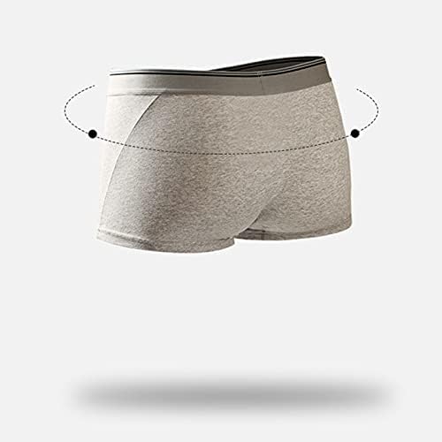 Cuecas boxer de roupas íntimas masculinas, clássicos de algodão Bulge aprimorando as cuecas cuecas cuecas com conforto