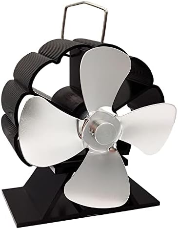 Syxysm Fireplace Fan 4 Foot de fogão a calor Logro de madeira queimador de madeira ecológica Fan silencie fã Distribuição de calor em casa