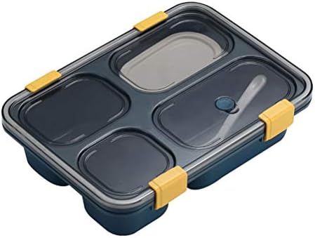 UPKOCH 1 PC 4 Partição Plástico Lunchbox Meal Reform With Sopa Box Tableware