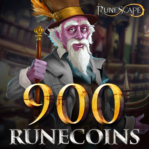 900 Runecoins: Runescape [acesso instantâneo]