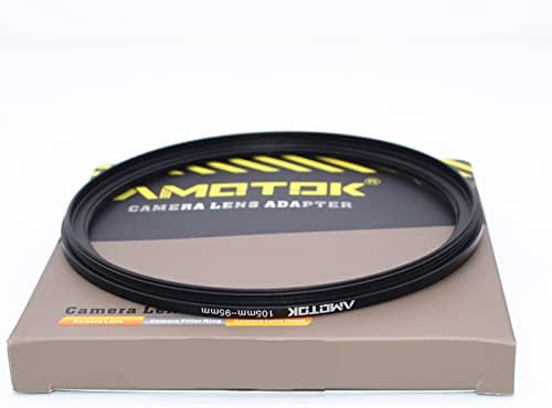 Lente de 105 mm a 95mm Adaptador de lente da câmera, anel de anel de anel de desvio de filtro de 105 a 95 mm, compatível com