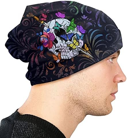 Flor Sugar Skull Beanie Chap