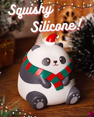 Presentes de Natal de Mivani Panda para meninas, mulheres, lâmpadas fofas da noite da noite, bateria recarregável USB operada,