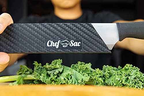 Mochila Premium Chef Knife com guardas de borda de faca de 2 pacote incluídos