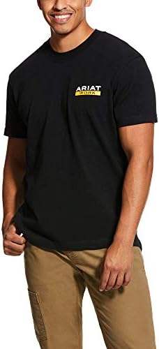 Camiseta gráfica de algodão do vergalhão masculino de Ariat Men
