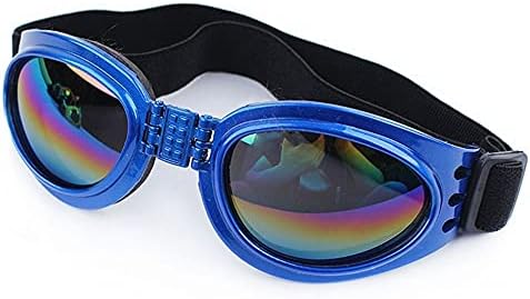 BYBYCD 6 cores dobráveis ​​impermeabilizadas oculares de animais de estimação UV Protection Óculos de sol Proteção de cães