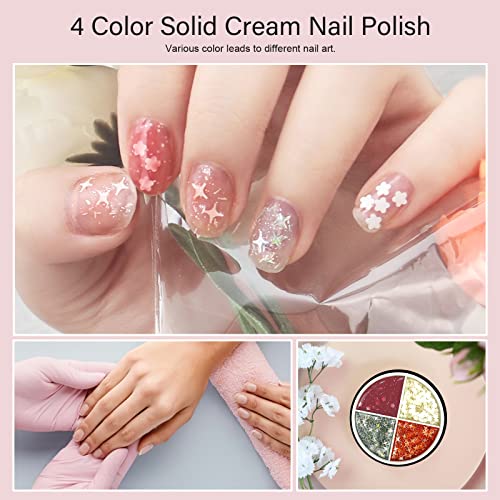 Kit de esmalte em gel de creme sólido sagebio