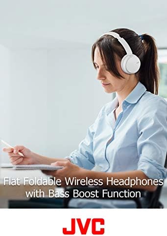 Fones de ouvido sem fio do Bass Deep Bass JVC, Bluetooth 4.1, função de impulso de baixo, compatível com assistente