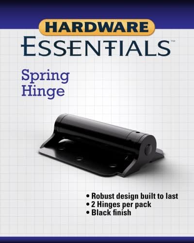 Hillman 852868 Essentials de hardware 852546 Cetim Brass de bronze preto Ajuste preta ajustável Spring Spring Delf, 3