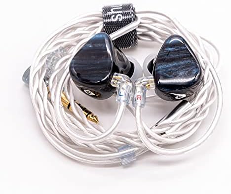 Letshuoer EJ09 5 EST + 3 BA + DD em IEMs híbridos de fones de ouvido, carro -chefe de carro -chefe de ouvido, fones de ouvido com fio com cabo de cobre de prata monocristalina