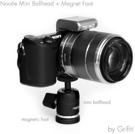 Montagem da câmera magnética Grifiti nootles e câmera magnética do pé magnético nootle mini bola de cabeça pesada de metal pesado