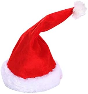 Abaodam Christmas Music Hat Electric Creative Papai Noel Festa adorável decoração de fones de cabeça sem bateria