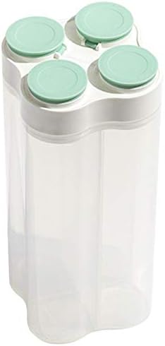 Dbylxmn Recipiente de congelador com cozinha Divisor transparente Armazenamento de alimentos Caixas de vedação plástica Latas