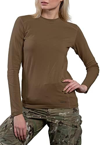 281Z Womens Militar Stretch Algods Coalde Camisa - Tactical Hucking Outdoor - Linha de combate do Punisher