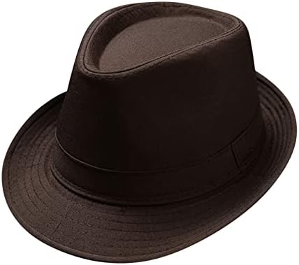Chapéus de fedoras clássicos masculinos Vintage Summer ao ar livre Praia Sun Capinho curto Fedora Panamá chapéu de jazz para homens