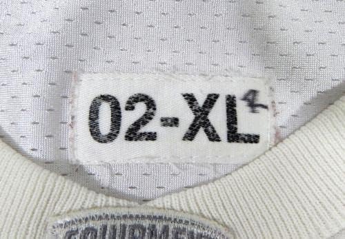 2002 San Francisco 49ers Scott Gragg 78 Game usou White Practice Jersey XL 9 - Jerseys de jogo NFL não assinado usada