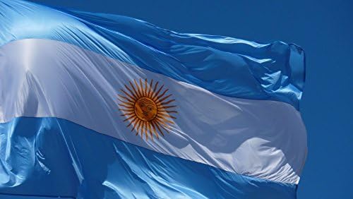 3x5 pés Wave Argentina Country State Bandeira Argentina República 3 por 5 ft National AR Brand Country República Argentina Banner
