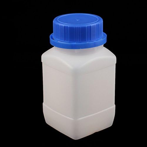 Aexit 5 PCs Garrafas e frascos de 250 ml de plástico de boca largo largo amostra química de reagente garrafas de centrífulos espessando