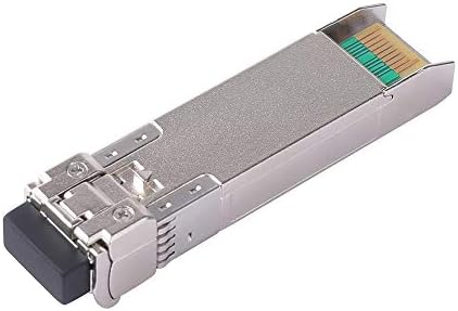 QSFPTEK 2PACK 10GBASE-SR SFP+ Transceptor LC Mini-GBIC Multimodo 850NM, 300m, módulo DDM 10G SFP+ para Cisco SFP-10G-SR,