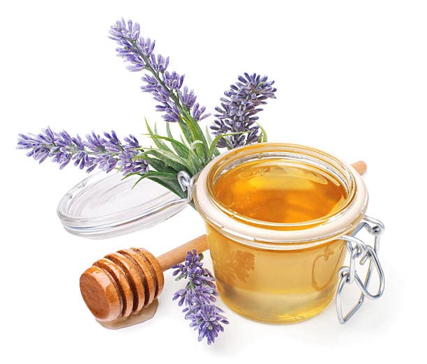 Creme de lavanda búlgara e mel rosa com lavanda natural e extrato de mel para hidratar e rejuvenescer a pele