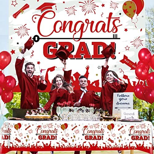 Decorações de graduação 2023, 82,6 x59 Grande Tamanho Parabéns Banner de graduação Caso-pano de pano de formatura