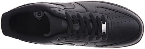 Nike Mens Air Force 1 Sapato de basquete, preto/preto, 12