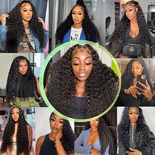 NVL Water Wave Lace Wigs Cabelo Humano 13x4 HD Transpare