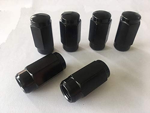 20pcs 1,87 Black 14mm x 1,50 porcas de pinça de roda FIT 2011 Chevrolet Express 2500 pode caber nas jantes OEM, o comprador precisa revisar a especificação