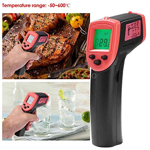 HW600 Termômetro infravermelho não -contato HW600 ferramenta de medição de temperatura digital LCD para aquários, piscinas e plataformas
