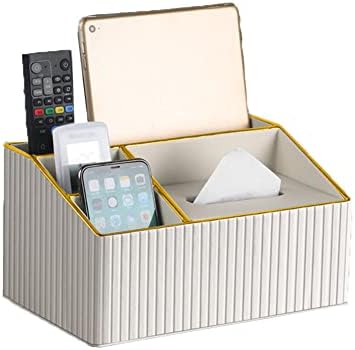 Retângulo de tampa da caixa de lenços de papel femun, couro de lenço de papel doméstico, suporte decorativo de caixa de papel, caixa de armazenamento de lenços de papel, mesa multifuncional da caixa de guardana