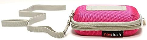 Navitech Pink Hard Protective Watch/pulseira Case compatível com o Tomtom Golfer GPS Watch