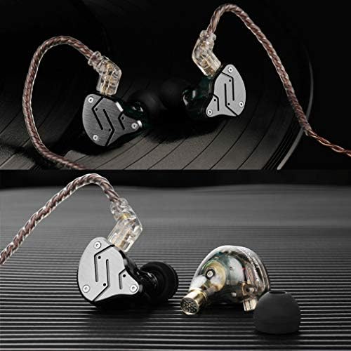 Andiker KZ ZSN-C Quad Driver Ear fones de ouvido DD+BA Ba Hybrid Technology Crossover Electron Wired