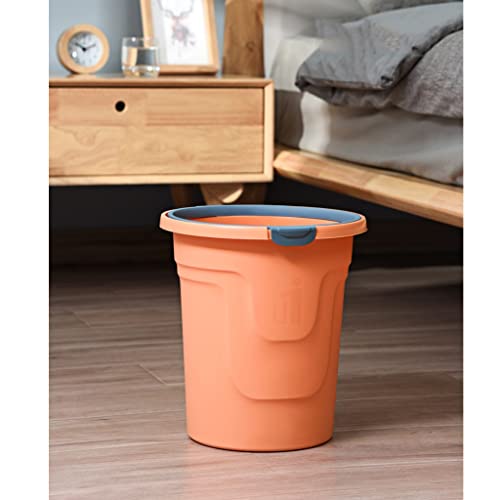 Latas de lixo ditudo lixo lixo lixo doméstico pode criativo criativo simples lixo grande não pode ser tampa com pressão cozinha sala de estar de armazenamento de banheiro cesta/verde/b