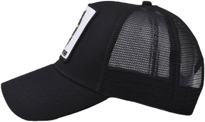 Chapéu de caminhoneiro Homens homens Mesh Mesh Baseball Snapback Cap/Animal Head Outdoor Baseball Hat para adultos