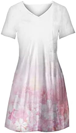 FARRARN, RESS PARA MULHERM MULHER FLORAL MANAGEM CURLO CUSCO CASUAL CASUAL DE FLARE LOLE FLARE PEITA MINI VESSÃO DO VESTIDO