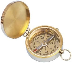 Hampton Náutico Solid Brass Magellan Compass, 2 , Brass