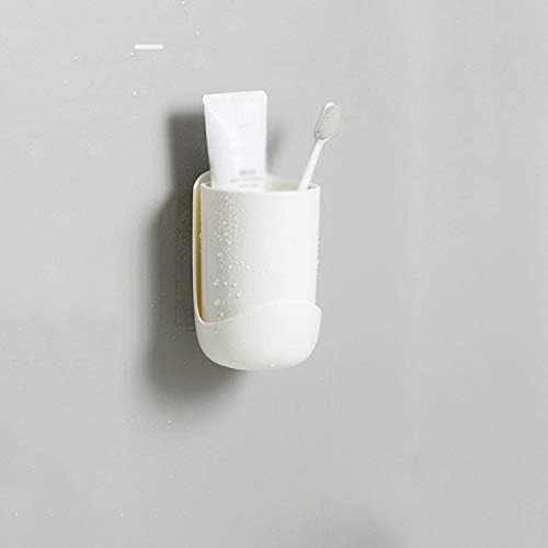 Suporte de dentes de dentes de parede criativo de Doubao com xícara de banheiro à prova d'água à prova de dente à prova de poeira Organizador do banheiro
