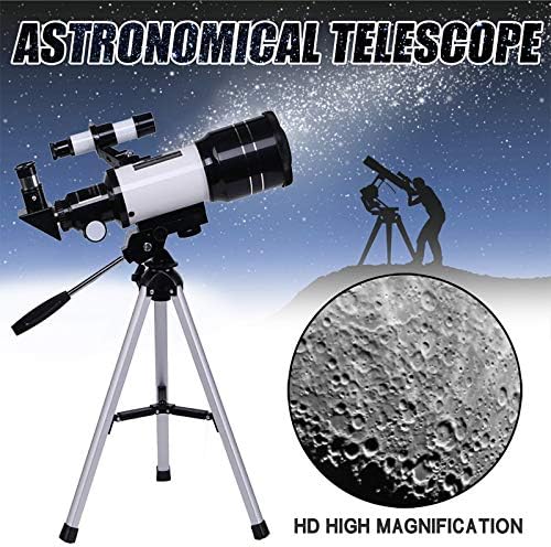 Xunion telescópio astronômico para adultos crianças profissão telescópio refrator de 400 mm de alta ampliação do