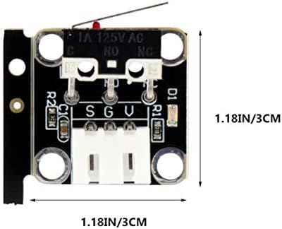 Ulthtechnovo Sensores 1 conjunto Módulo de interruptor de limite de limite 3D Interruptor da impressora MOMENTO DE COLISÃO DO MODULO