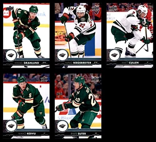 2017-18 Upper Deck Minnesota Wild quase completo Team Set Minnesota Wild NM/MT Wild