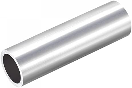UXCELL 6063 Tubo redondo de alumínio 30mm od 24 mm Tubos de tubo de cano de 100 mm de comprimento de 100 mm de comprimento