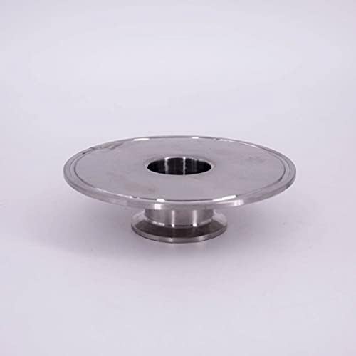 Myczlql 1pcs Tri CLAMP REDUMENTO DE FLANGE CURTO OD CAP END RECETO 1,5 /2/2.5 /3 /3.5 /4, Sus 304 Aço inoxidável Home Brew Beer