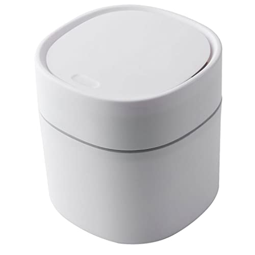 UXZDX Desktop Lixo multifuncional pode acessórios para baldes de armazenamento de carros domésticos com lixo de lata de lata de estar Escritório