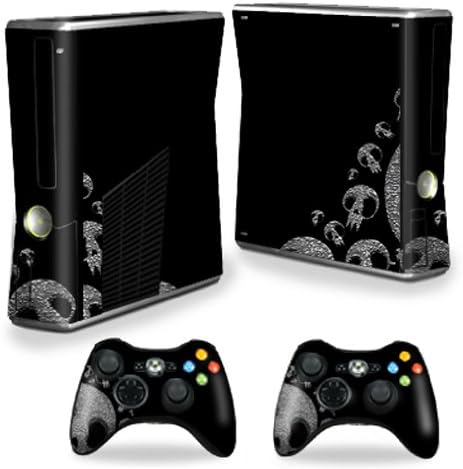 MightySkins Skin Compatível com Microsoft Xbox 360 S Slim + 2 Skins Controller Wrap Skins Skins Attack