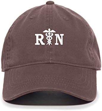 Design de tecnologia enfermeira registrada RN Baseball Cap bordou algodão ajustável de pai chapéu