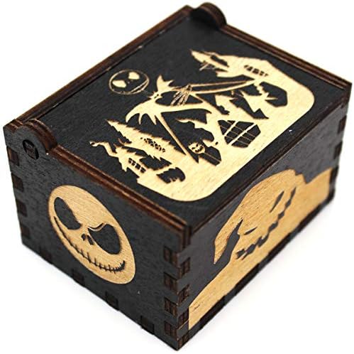 Caixa de música de madeira ukebobo - caixa de música colorida, o pesadelo –1 Conjunto